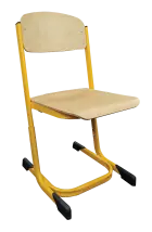 EDUARD židle student. stavitelná, velikost 3 - 5 RAL 1028 - žlutá